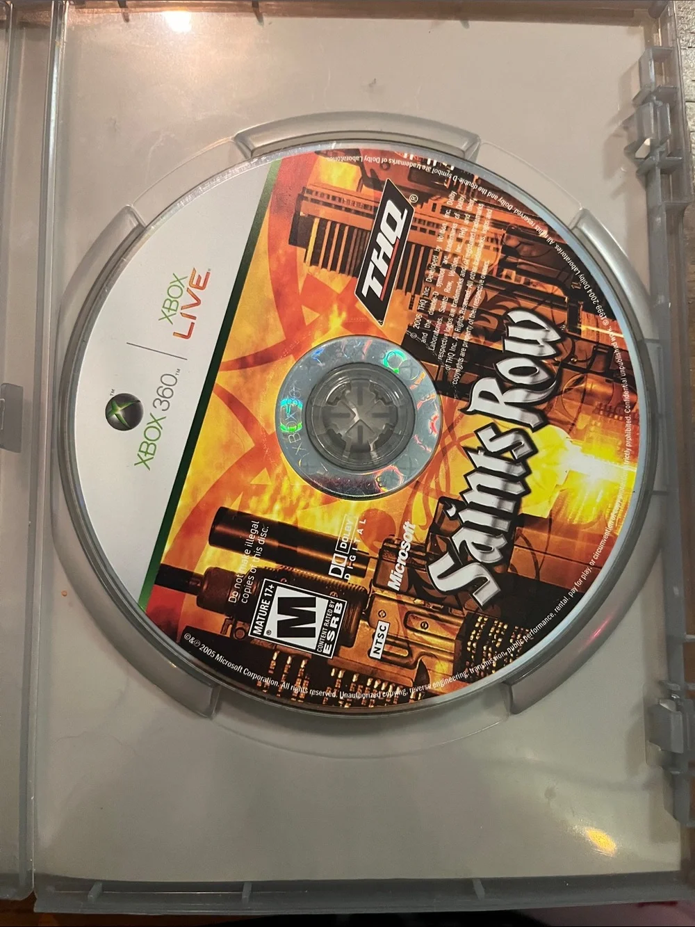 Saints Row (Platinum Hits) Edition for the Xbox 360 CIB